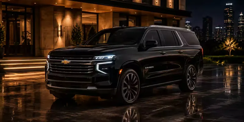 Black Chevrolet Suburban SUV
